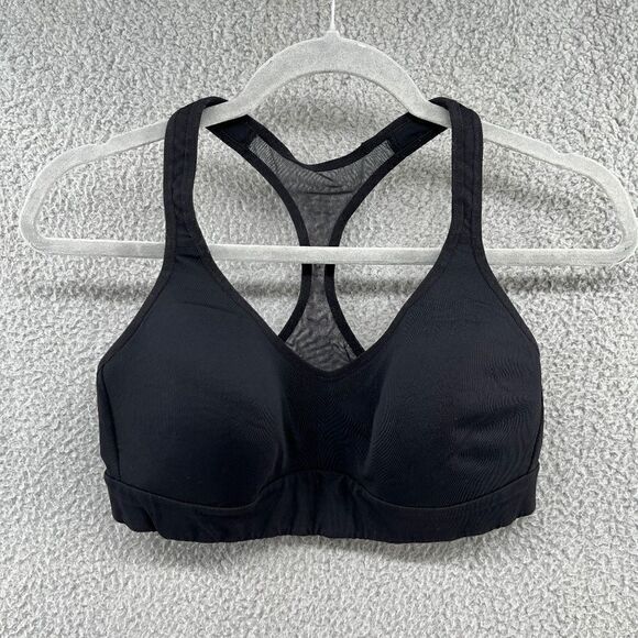 Lululemon Athletica Black Speed Up Bra Athletic High Support for C/D Cup size 8 - Picture 1 of 7